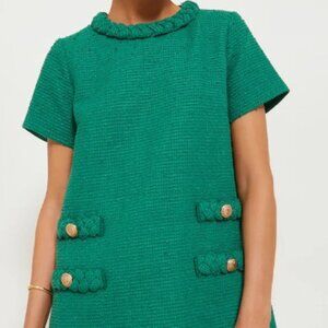 Tuckernuck Emerald Green Tweed Jackie Dress